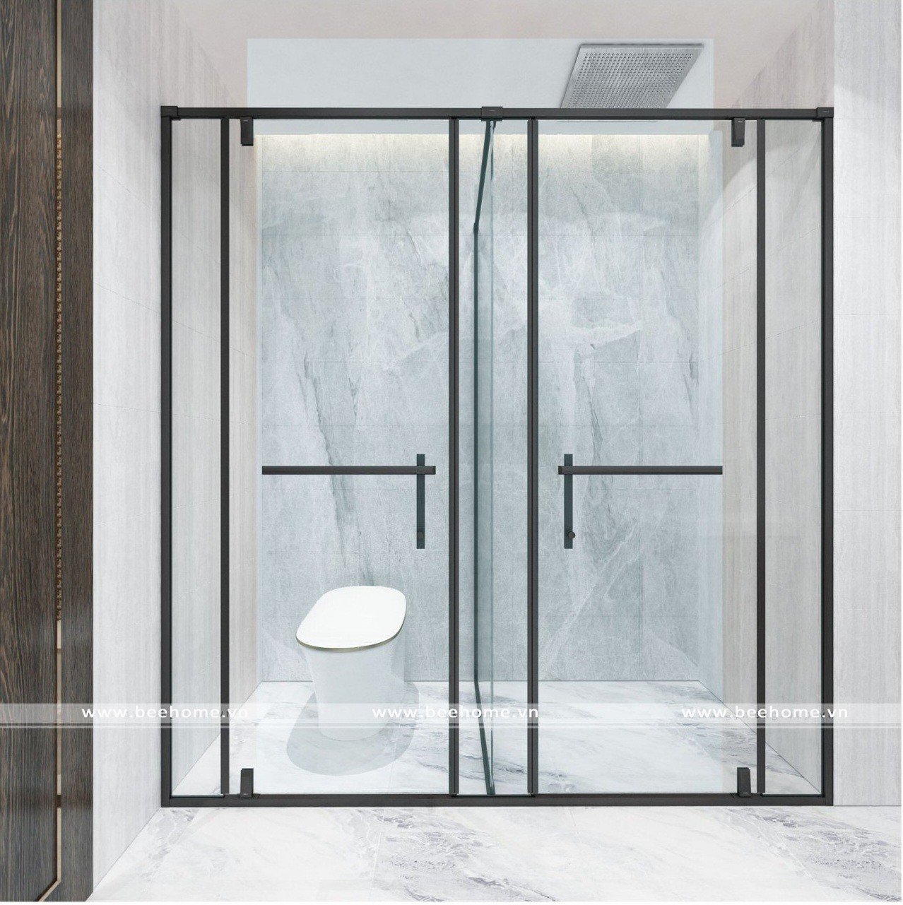 Cabin kẹp trục xoay màu đen